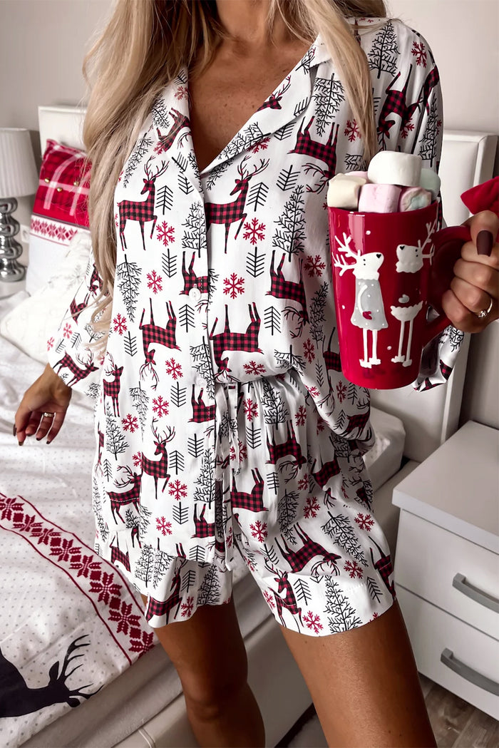 *WEBSITE EXCLUSIVE*Christmas Deer Loungewear Set