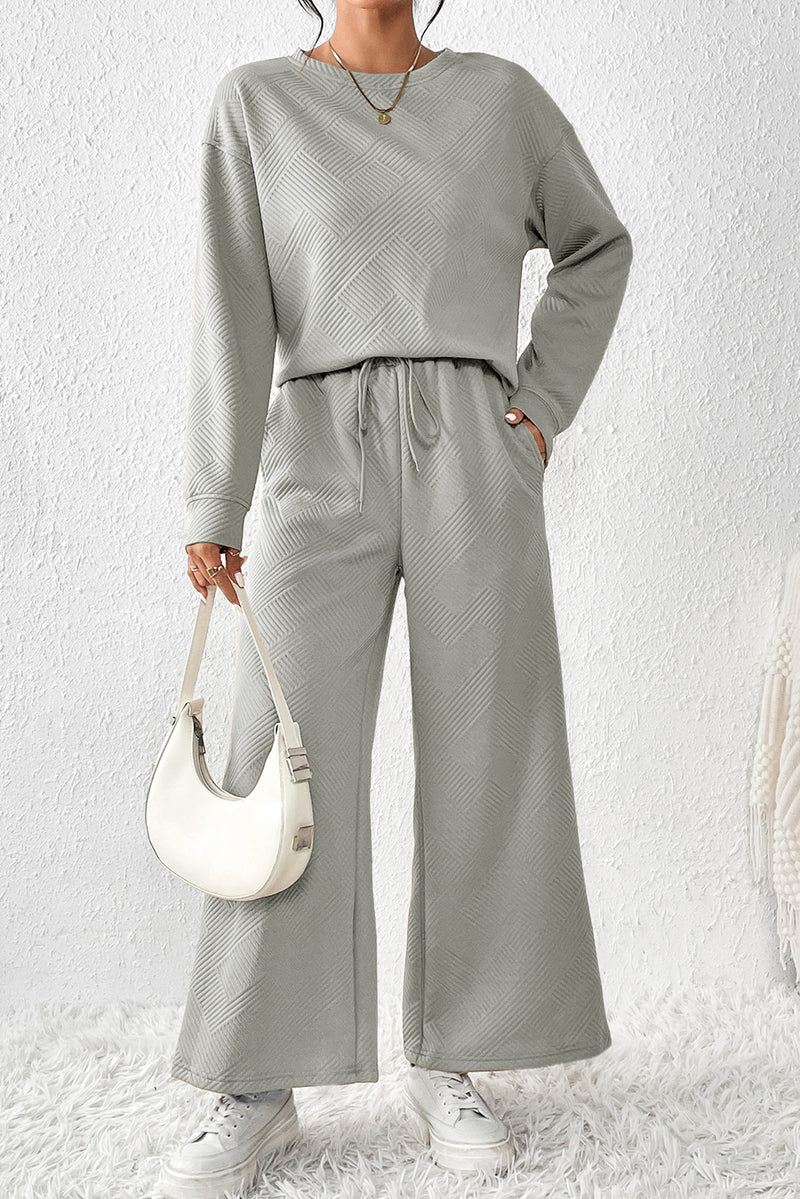 *WEBSITE EXCLUSIVE*  Long Sleeve Top and Pants Set