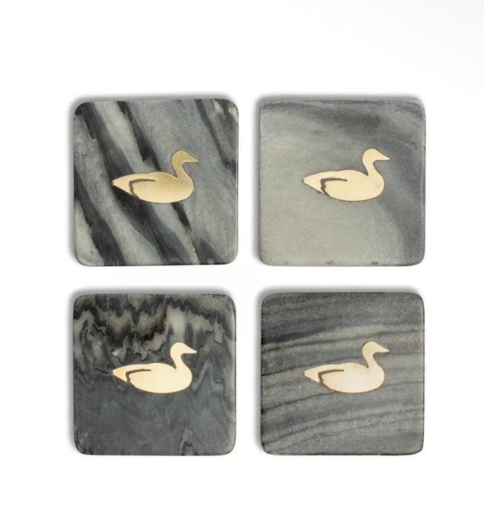 Marble Duck Coasters