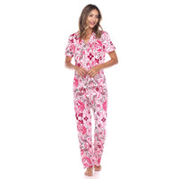 Pink & White Pajamas