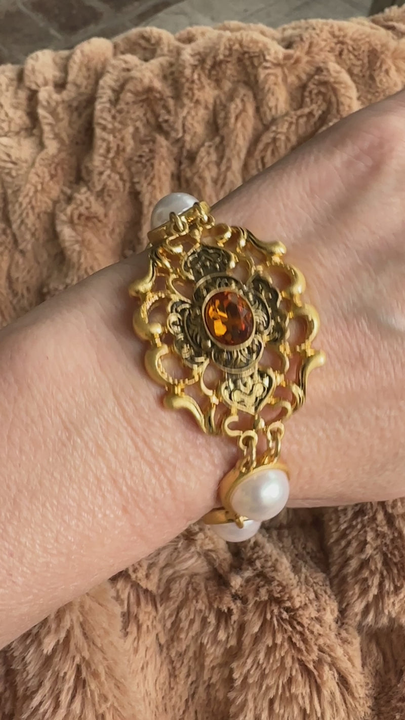 Antique Replica Topaz Bracelet