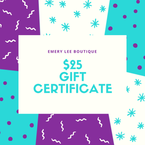 $25 Gift Certificate